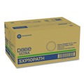Bowls and Plates | Dixie SXP10PATH Pathways Soak Proof Shield Heavyweight 10-1/8 in. Paper Plates - Green/Burgundy (125/Pack) image number 3