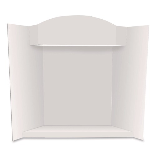 Project & Display Boards | Royal Brites 27146 Stage It 37 in. x 44 in. 1-Ply Corrugate Display Board - White (5/Pack) image number 0