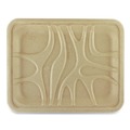 Food Trays, Containers, and Lids | World Centric TRSC4SLLF 9.1 in. x 7.1 in. x 0.7 in. PLA Lined PFAS-Free Paper Fiber Trays - Natural (500/Carton) image number 0