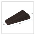 Office & Office Supplies | Master Caster 00971 Big Foot 2.25 in. W x 4.75 in. D x 1.25 in. H No Slip Rubber Wedge Doorstop - Brown (2/Pack) image number 4