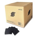 Paper Towels and Napkins | GEN 1401 9 in. x 4.5 in. 1-Ply Cocktail Napkins - Black (4000/Carton) image number 0