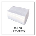 Paper Towels and Napkins | GEN GEN15X17DIN 14.50 in. x 16.50 in. 2-Ply Dinner Napkins - White (3000/Carton) image number 5