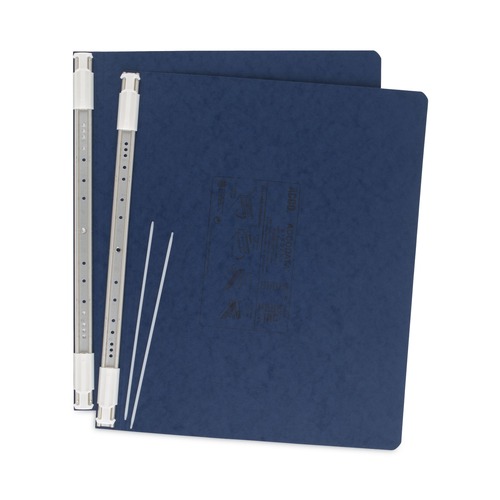 Back to School Sale | ACCO A7054073A PRESSTEX 14.88 in. x 11 in. 6 in. Capacity 2 Posts Post Binders with Storage Hooks - Dark Blue image number 0