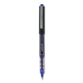 Pens | uni-ball 60108 VISION 0.5 mm Stick Roller Ball Pen - Blue Ink/Gray/Blue/Clear Barrel/Extra-Fine (1-Dozen) image number 1