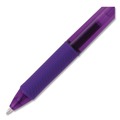 Pens | Pentel BL107-V 0.7 mm EnerGel-X Gel Pen - Medium/Violet Ink/Translucent Violet/Violet Barrel (1-Dozen) image number 4
