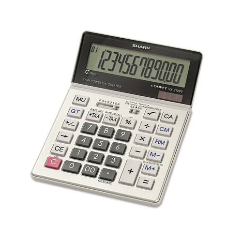 Calculators | Sharp VX2128V 12-Digit LCD Commercial Desktop Calculator image number 0