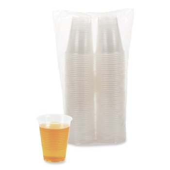 BREAKROOM SUPPLIES | Boardwalk BWKTRANSCUP10CT 10 oz. Polypropylene Plastic Cold Cups - Translucent (1000/Carton)
