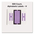 Labels | Smead 67078 1 in. x 1.25 in. H Color-Coded End Tab Filing Labels - White (500/Roll) image number 1