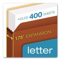 File Folders | Pendaflex 1524EAM Smart Shield 3.5 in. Expansion Letter Size File Pocket - Red Fiber (10/Box) image number 2