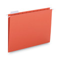 File Folders | Smead 64065 Colored Hanging File Folders, Letter Size, 1/5-Cut Tab, Orange, 25/box image number 1