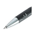 Pens | Universal 39720 0.7 mm. Medium Comfort Grip Retractable Gel Pen - Black Ink, Gray/Black/Silver Barrel (1-Dozen) image number 3