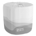 Just Launched | Georgia Pacific Professional 14580/01 1-Ply Pacific Blue Basic Bathroom Tissue - White (80/Carton) image number 0