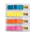 Just Launched | Post-it Flags 683-4ABX 0.5 in. x 1.75 in. Highlighting Page Flags - 4 Assorted Bright Colors (140/Pack) image number 1