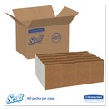  | Scott 98710 1-Ply Tall-Fold Dispenser Napkins - White (250/Pack, 40 Packs/Carton) image number 1