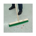 Brooms | Boardwalk BWK121 0.94 in. Diameter x 54 in. Lacquered Hardwood Threaded End Broom Handle - Natural image number 5