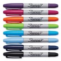 Permanent Markers | Sharpie 33861PP Extra-Fine/Fine Bullet Tip Permanent Marker - Assorted Colors (8/Set) image number 1