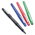 Pens | Paper Mate 1921091 Point Guard Flair Felt Tip Bold 1.4 millimeter Stick Porous Point Pen - Red Ink/Barrel (36/Box) image number 5