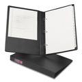 Binders | Avery 06400 Durable 1 in. Capacity 14 in. x 8.5 in. 3-Ring Non-View Binder - Legal, Black image number 0