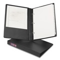 Binders | Avery 06400 3 Round Rings 1 in. Capacity 14 in. x 8.5 in. Legal Durable Non-View Binder - Black image number 0