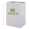 Cutlery | Eco-Products EP-STP76-WHT 7.75 in. 6 millimeter Diameter Jumbo Wrapped Paper Straw - White (3000/Carton) image number 2