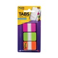 Page Flags | Post-it Tabs 686-PGO 1 in. Wide 1/5-Cut Plain Solid Color Tabs - Assorted Bright Colors (66/Pack) image number 0