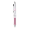 Pens | Pilot 36192 Dr. Grip Center of Gravity Breast Cancer Awareness Medium 1 mm Ballpoint Pen - Black Ink/Silver/Pink Barrel image number 0