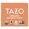 Beverages & Drink Mixes | Tazo 10794522003508 0.67 oz. Tea Bags - Organic Refresh Mint (96/Carton) image number 3