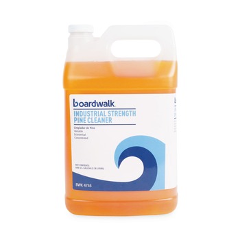 ALL PURPOSE CLEANERS | Boardwalk BWK4734EA 1 Gallon Bottle Industrial Strength Pine Cleaner