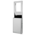 Trash & Waste Bins | Georgia-Pacific 59491 GP Stainless Steel Trash Receptacle Unit (16 in. on Center Studs) image number 2