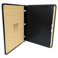 Notebooks & Pads | Wilson Jones W0395-11 11 in. x 8.5 in. 250 Sheets 1-Subject Unruled Looseleaf Corporation Minute Book - Black/Gold Cover image number 3