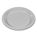 Bowls and Plates | Tablemate 9644WH 9 in. Diameter Plates Plastic Dinnerware - White (500/Carton) image number 3