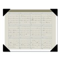 Bulletin Boards | AT-A-GLANCE HT1500 12-Month (Jan to Dec): 2026 22 in. x 17 in. Executive Monthly Desk Pad Calendar - White Sheets, Black Corners image number 3