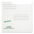 Envelopes & Mailers | Quality Park QUA64112 6 in. x 5.88 in. Square Flap Tuck-Tab Closure Redi-File Disk Pocket/Mailer for CDs/DVDs - White (10/Pack) image number 1