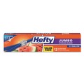 Food Service | Hefty R83812 14.38 in. x 9 in. Slider Food Storage Bags - Clear/Jumbo (12/Box) image number 0