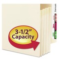 File Jackets & Sleeves | Smead 76124 3.5 in. Expansion Manila End Tab File Pockets - Legal, Manila (25/Box) image number 3