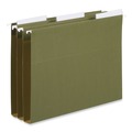Dividers & Tabs | Universal UNV43313EE 3.7 in. Wide 1/3-Cut Hanging File Folder Plastic Index Tabs - Clear (25/Pack) image number 4