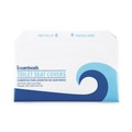 Just Launched | Boardwalk BWKK5000B 14.17 in. x 16.73 in. Premium Half-Fold Toilet Seat Covers - White (250/Sleeve, 20 Sleeves/Carton) image number 1
