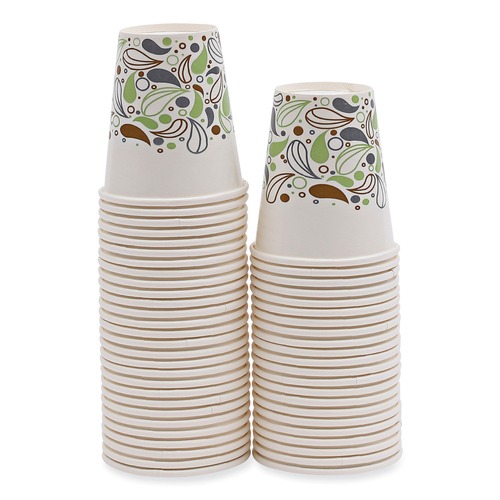  | Boardwalk BWKDEER12CCUP 12 oz. Deerfield Printed Paper Cold Cups (1000/Carton) image number 0