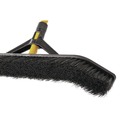 Brooms | Rubbermaid Commercial 2018728 36 in. Polypropylene Bristles Maximizer Push-to-Center Broom - Yellow/Black image number 4