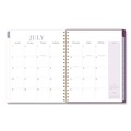 Notebooks & Pads | AT-A-GLANCE LB38905A 11 in. x 8.5 in. 12-Month (Jul 2025-Jun 2026) Leah Bisch Petite Floral Academic Weekly Monthly Planner - Purple/Green Cover image number 2