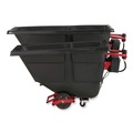 Cleaning Carts | Rubbermaid Commercial 2173662 202 gal 1000 lb Capacity Plastic Motorized Roto Tilt Truck - Black image number 1