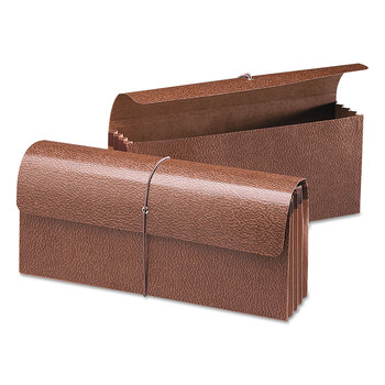Smead 71350 3.5 in. Expansion Check Size 1 Section Elastic Cord Closure Classic Expanding Wallets - Redrope