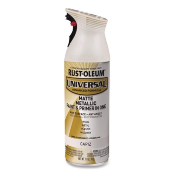 ARTS AND CRAFTS | Rust-Oleum 371597 Universal 11 oz. Aerosol Can Premium Spray Paint - Metallic Capiz