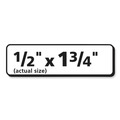 Labels | PRES-a-ply 30640 0.5 in. x 1.75 in. Labels for Inkjet/Laser Printers - White (80/Sheet, 100 Sheets/Pack) image number 3