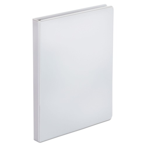 Binders | Office Impressions OFF-82232 11 in. x 8.5 in. 0.5 in. Capacity 3 Rings Economy Round Ring View Binder - White image number 0