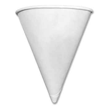 FACILITY MAINTENANCE SUPPLIES | Coffee Pro CPCONE4 4 oz Paper Cone Cups - White (5000/Carton)