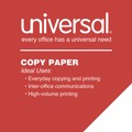 Back to School Sale | Universal UNV24200 8.5 in. x 14 in. 92 Bright 20 lbs. Bond Weight Legal Size Copy Paper - White (10 Reams/Carton) image number 6