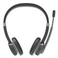 Office Accessories | Innovera 70003 IVR70003 Binaural Over The Head Bluetooth Headset - Black/Silver image number 1