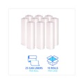  | Boardwalk V8046MNKR04 40 in. x 46 in. 45 gal. 11 mic High-Density Can Liners - Natural (250/Carton) image number 5