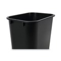 Just Launched | Boardwalk 3485201 14 qt Plastic Soft-Sided Wastebasket - Black image number 2